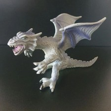 Drache Spielfigur Gummi Kunststoff Figur groß