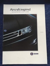 Saab 900 9000 CS CD Prospekt 1992