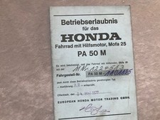 Original ABE Betriebserlaubnis