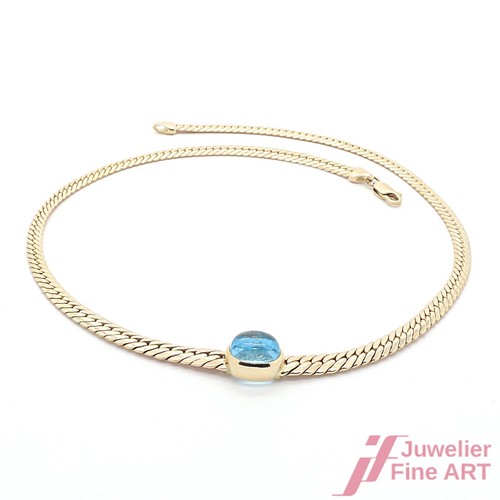 Collier 585 gelbgold mit - collier,