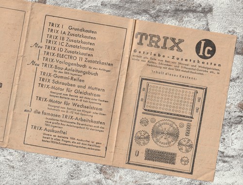 Trix getriebe zusatzkasten - i,