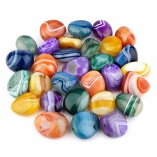 100 g Achat Streifenachat Mix