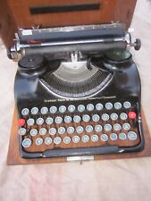 24155 Reise Schreibmaschine Groma N OK schwarz funktioniert GDR Bastelteil