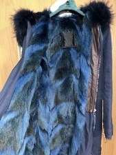 Mr&Mrs Italy Furs Parka S in blau