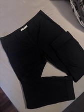 Prada Chino Stoffhose 7/8 Damen Marineblau Gr. 38 Vintage