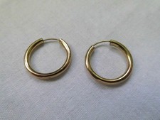 Ohrringe , Creolen , Gold 333