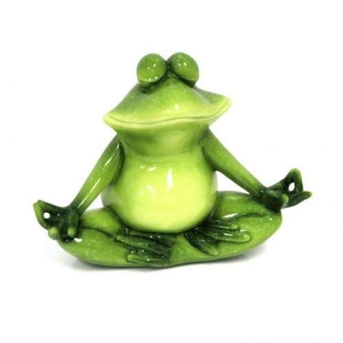Yoga frosch figur meditation - yoga,