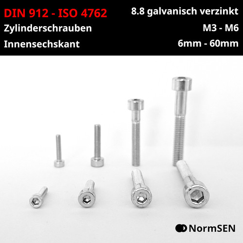 Zylinderschraube din 912 - zylinderschraube, iso
