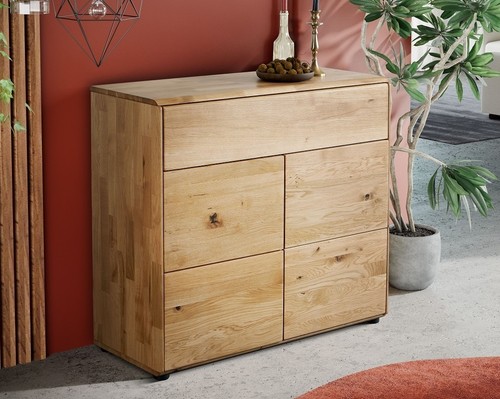 Kommode 100x91cm massivholz - kommode,