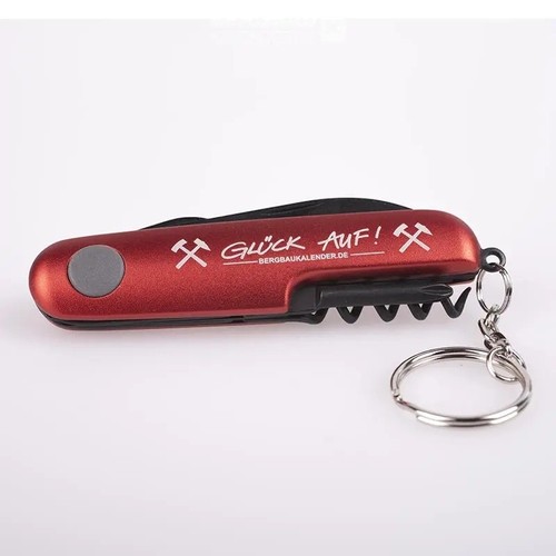 Taschenmesser rot glück auf - taschenmesser,