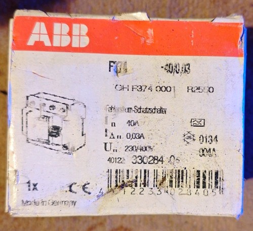 Abb schutzschalter f374 - fi-schutzschalter, |