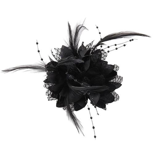 Feder blume haarspange für - feder,