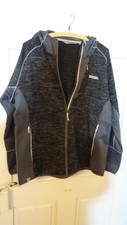 Strickjacke schwarz-grau, 46