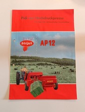 Original Prospekt Welger