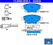 Brake pad set for Ford Transit