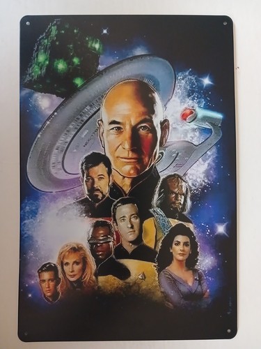 Star trek blechschild - 20, x