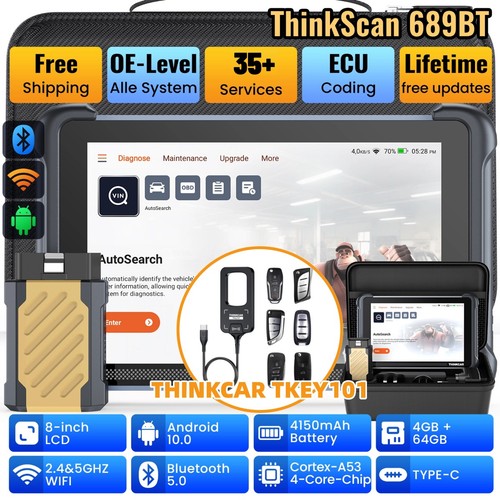 Thinkcar 689bt kfz obd2 auto - thinkcar,