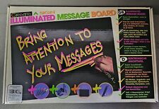 Deko Leuchtschild Reklame Tafel mit 4 Stiften Werbetafel beleuchtet