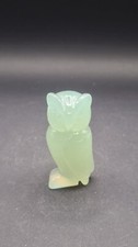 Jade Figur China Eule  Statue