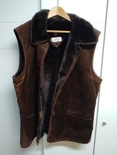 Lederweste Braun, Gr. 48, Creation Atelier GP
