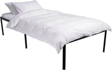 Metallbett mit Lattenrost Bettgestell mit Stauraum 200x90x41 cm
