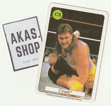 Crush Playing Card 1992 TitanSports WWF Wrestling ULTRA RARE Quartett Amigo