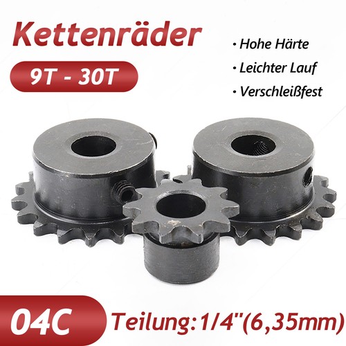 04c zähne kettenrad 25h - 9-30,