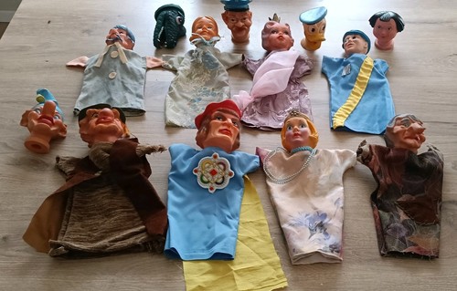 Konvolut alter handpuppen für - handpuppen,
