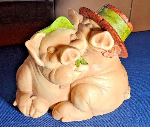 Dekofigur schwein 2schweine - dekofigur, schwein,2schweine