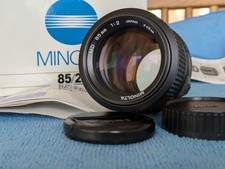 Minolta 85mm md for - minolta, f/2