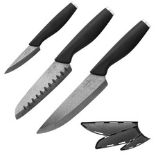 Keramikmesser set schwarz - schwarz,