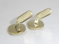 333 Gold 8K Gelbgold 8,9 g Manschetten Manschettenknöpfe Onyx 7826