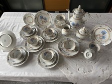 Schumann Arzberg, blaue Blume, Kaffeeservice, Vintage seltene Fundstücke