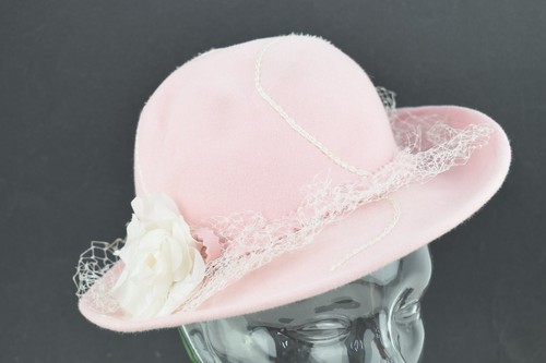 Damenhut pink rosa hildegard - damenhut,
