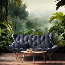 Fototapete Dschungel Blätter grün Pflanzen Wald Natur VLIES TAPETE + KLEISTER