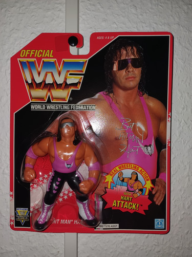 Wwf hasbro moc bret the - moc,,