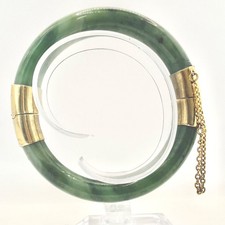 Vintage Edel Jade-Armreif