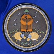 Wandteller Schäfer KMK Keramik Kupfermühle Ø 28,5 Dekor 24000 von Kr. Werner