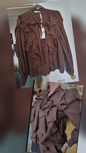 Schluppenbluse spitze schleife - spitze,