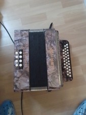 HOHNER Knopfharmonika - Akkordeon Model Club IB Top Zustand ohne Koffer