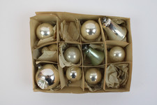 Lauscha Christbaumschmuck Christbaumkugeln Baumbehang mundgeblasen (452-12 II3)