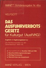 Das Ausfuhrverbotsgesetz für
