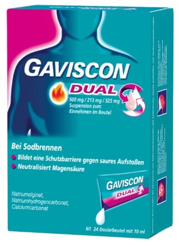 Gaviscon dual 24x10 beutel - dual,
