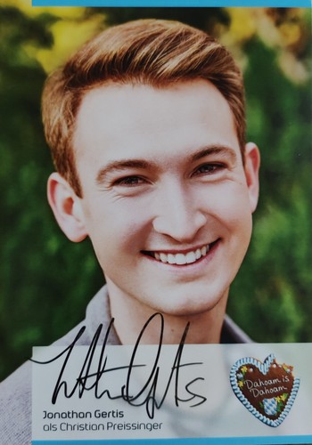 Jonathan gertis autogramm - jonathan,