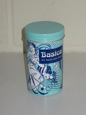 BASICA Sammlerdose 11,5x6,5cm Metall (Alu innen lackiert) Teedose Kaffeedose