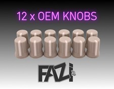 12 x HELLGRAUE OEM KNÖPFE DJ