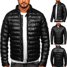 Winterjacke Kunstlederjacke