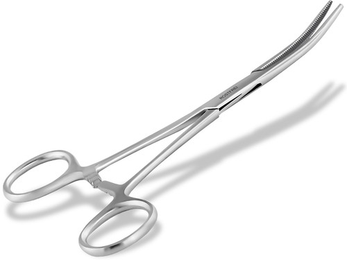 Angelzange klemme gebogen 13cm - gebogen,
