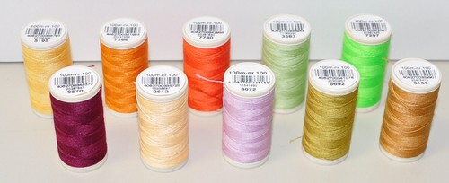100m spule nähgarn - 10,