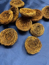 Nestchen 12 Stück natur Größe 5 cm